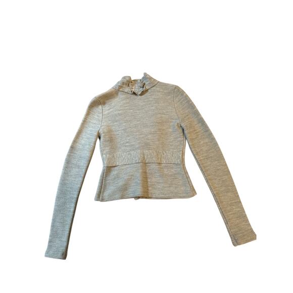 BCBG MaxAzria 100% Wool Ruffle Cardigan Blazer – Women’s XS - Picture 2 of 10